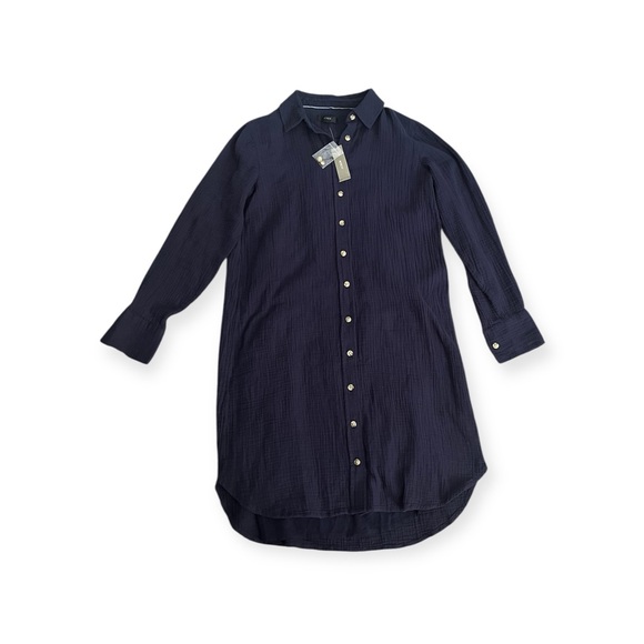 J. Crew Classic-fit soft gauze shirt-dress - Picture 4 of 4